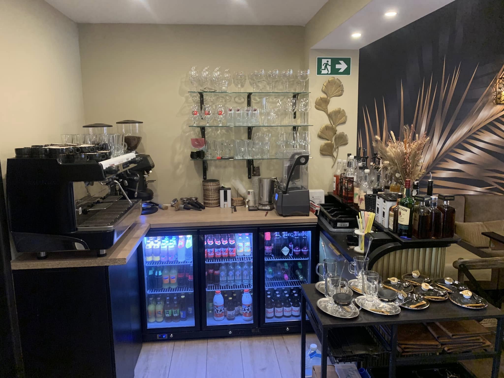 De sfeervolle bar van Gelathé