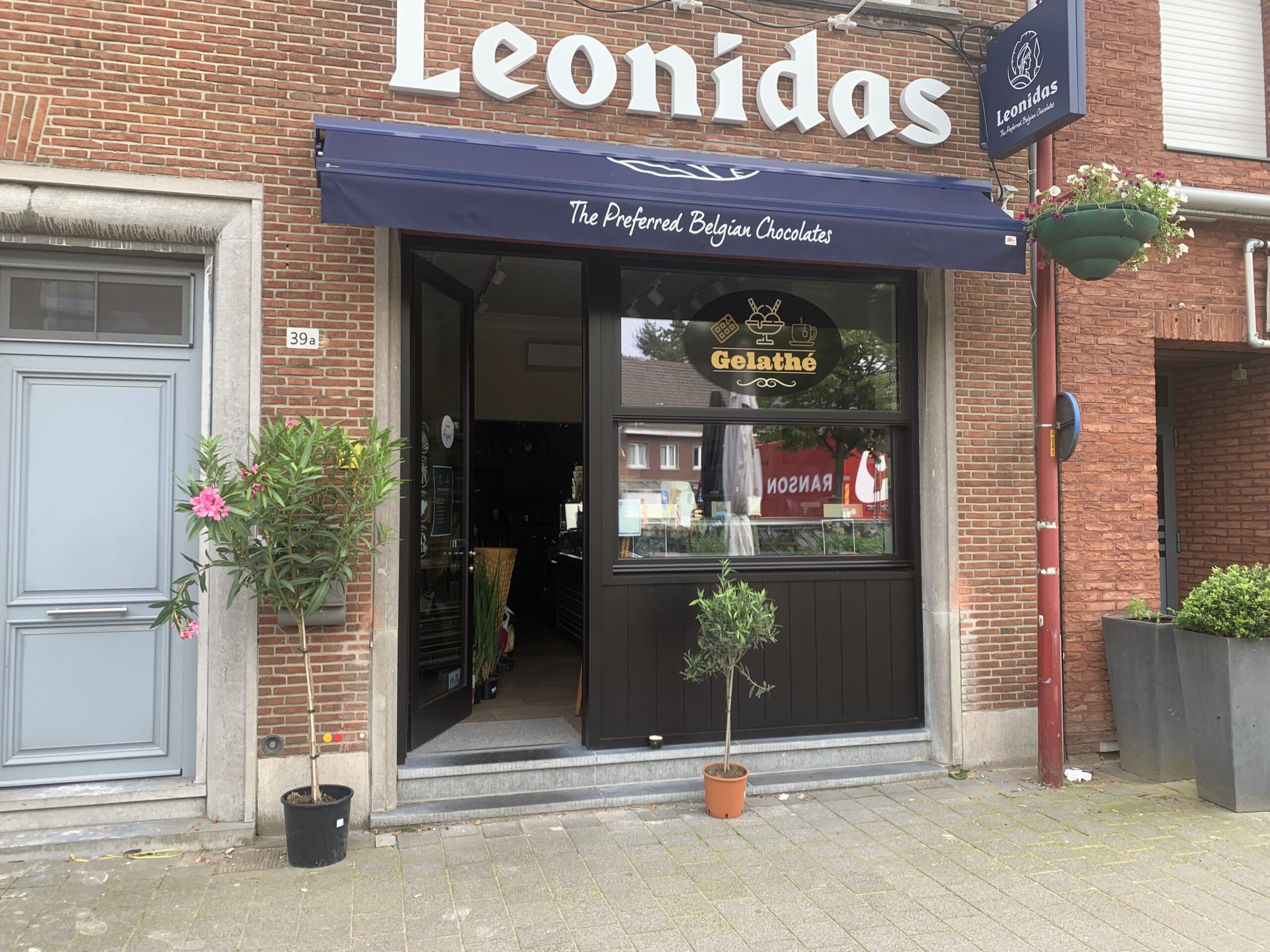 Gevel van Gelathé in Rijkevorsel